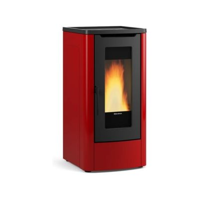 NORDICA EXTRAFLAME Stufa a Pellet Dahiana Vfs Colore Bordeaux - 1285500